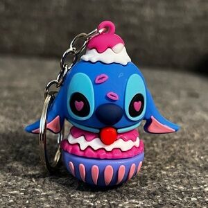 Stitch in A Cupcake 2” Keychain